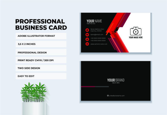 Business Card Template 4 Color Variation: A Practical Design Asset for Real-World Branding