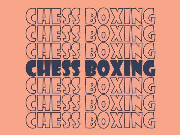 Chess Boxing SVG Cut File