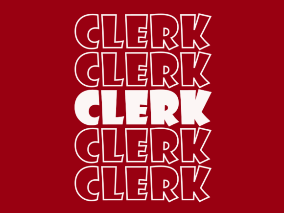 Clerk SVG Cut File: Precision Design, Zero Quality Loss