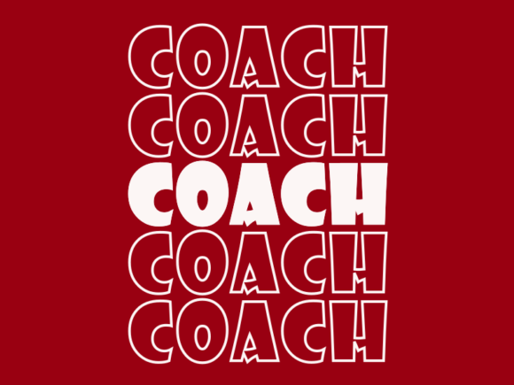 Coach SVG Cut File