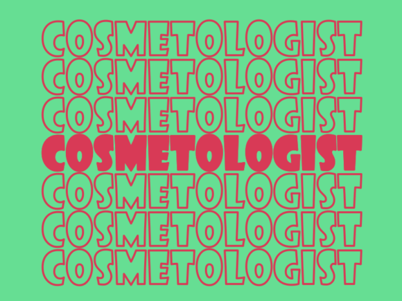 Cosmetologist SVG Cut File