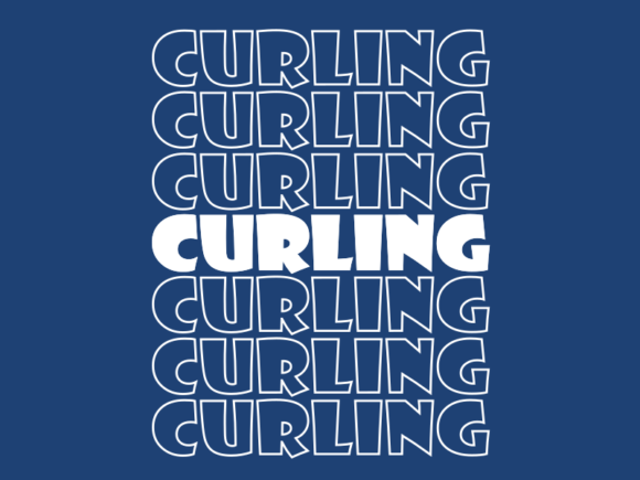 Curling SVG Cut File: Precision Design for Real Projects, Anywhere