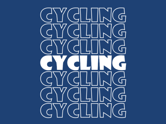 Cycling SVG Cut File: Scalable & Versatile Design