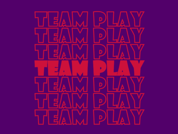 Team Play SVG Cut File