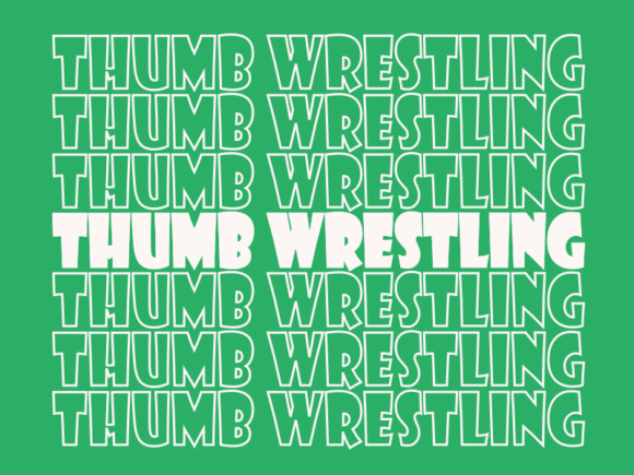 Thumb Wrestling SVG Cut File: A Versatile, Scalable Design for Makers and Marketers