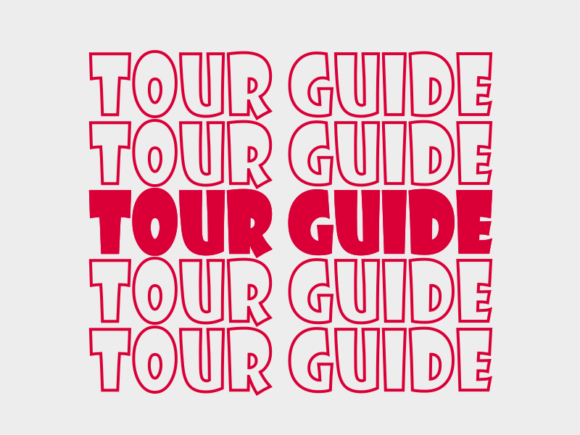 Tour Guide SVG Cut File