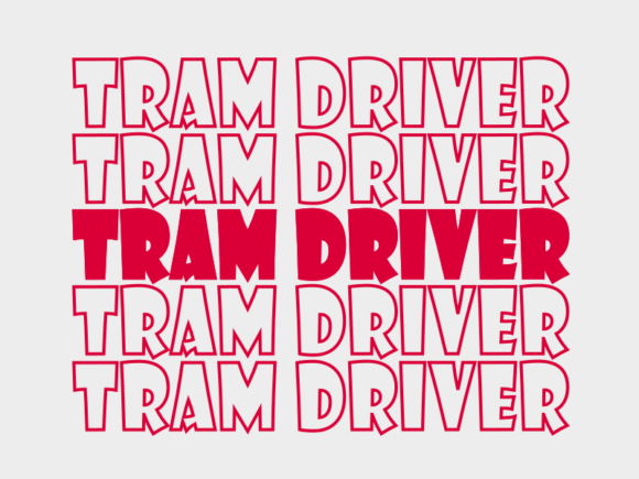 Tram Driver SVG Cut File: A Scalable, Versatile Choice for Crafters and Designers