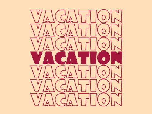 Vacation SVG Cut File