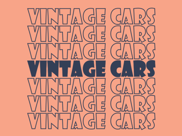 Vintage Cars SVG Cut File