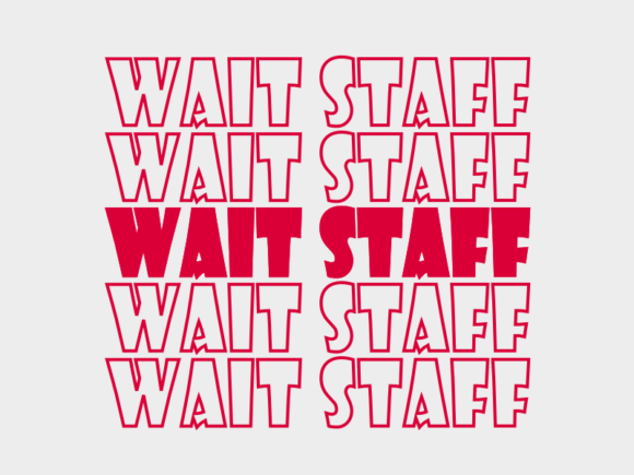 Wait Staff SVG Cut File: Practical, Scalable Design for Real Projects
