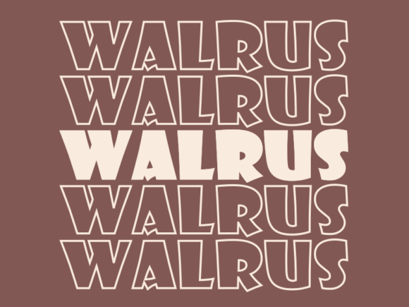 Walrus SVG Cut File